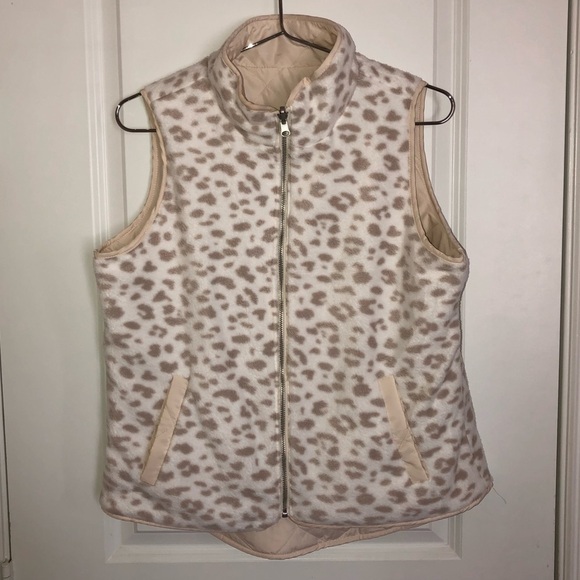 Thread & Supply Animal Print Reversible Vest Size Medium - Picture 3 of 9